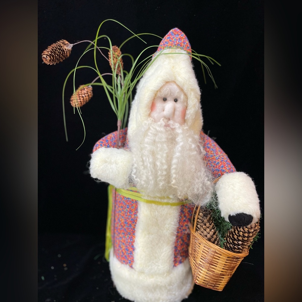 Artist created, handmade, one of a kind, vintage Santas.
